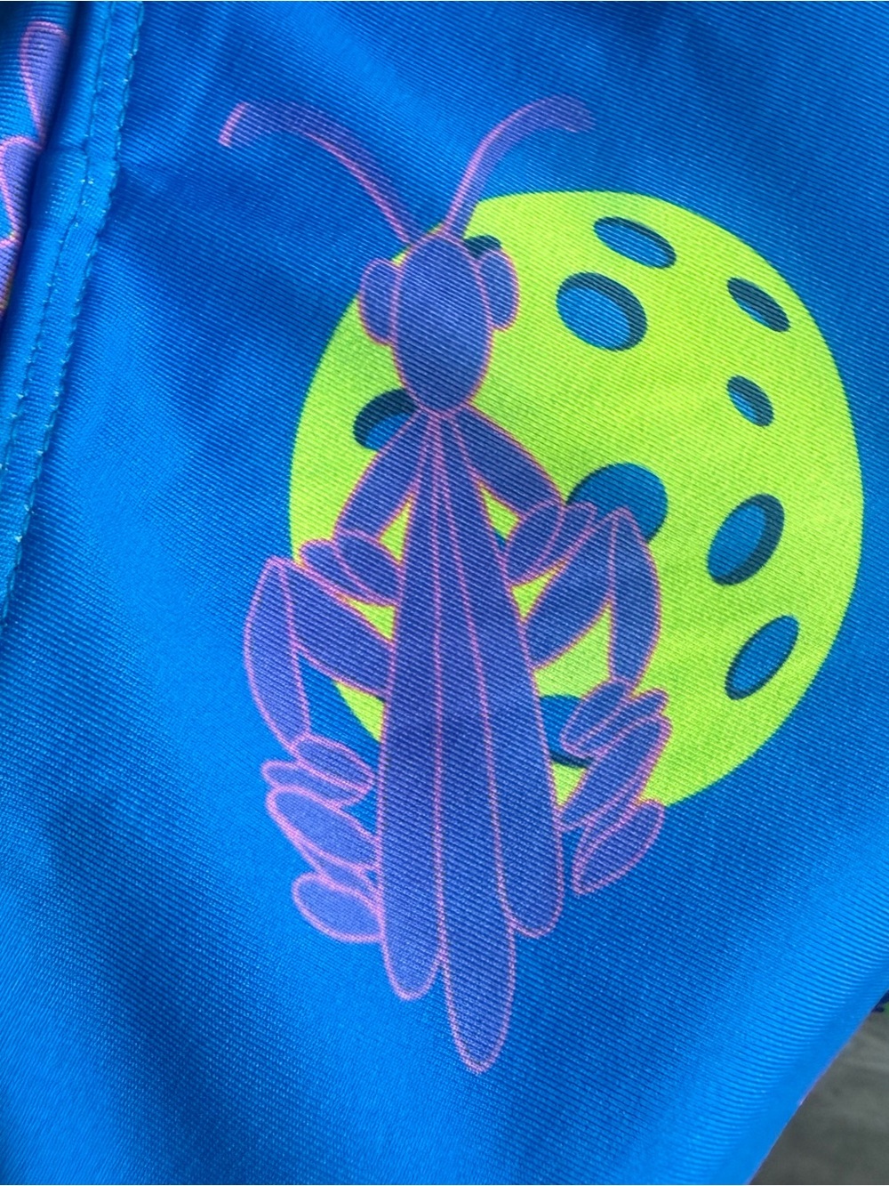 Bella Bella Sports Pickleball Kick Pleat Skort Grasshopper Print NWT M - Picture 14 of 14